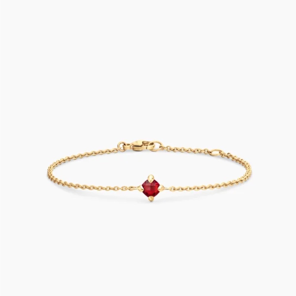 David yurman 18k garnet bracelet